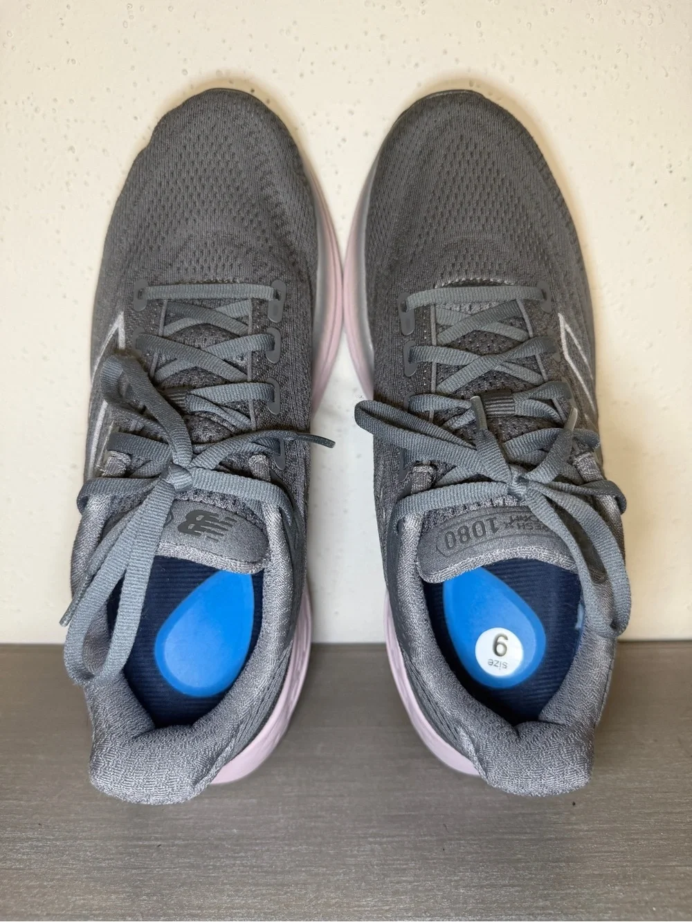 New Balance Fresh Foam X 1080v13 Womens Size 9B Gray Running Shoes W1080Z13